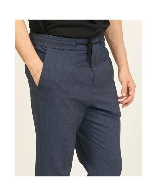 Trousers > slim-fit trousers Boss pour homme en coloris Blue
