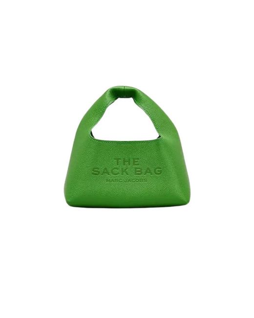 Mini sack bag in colore kiwi di Marc Jacobs in Green