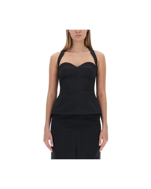 Philosophy Di Lorenzo Serafini Black Sleeveless Tops