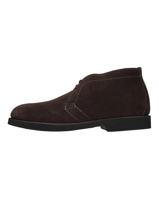 Sebago Brown Lace-Up Boots for men