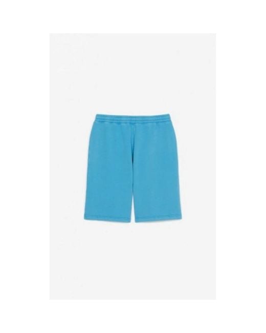 KENZO Tiger Crest Shorts in het Blue voor heren