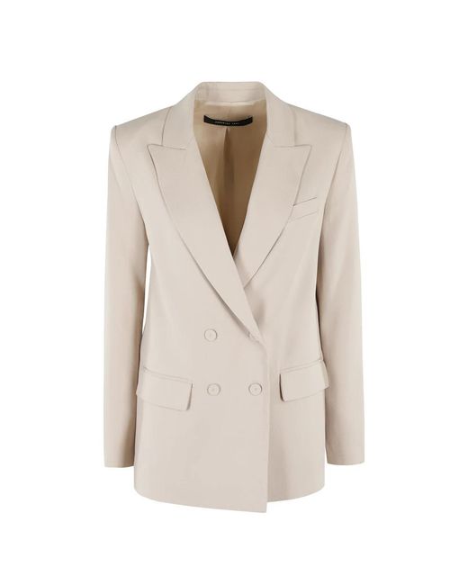 FEDERICA TOSI Natural Blazers