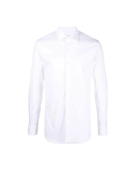 Prada White Formal Shirts for men