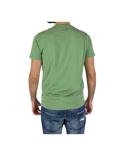 U.S. POLO ASSN. Lässiges baumwoll t-shirt in Green für Herren