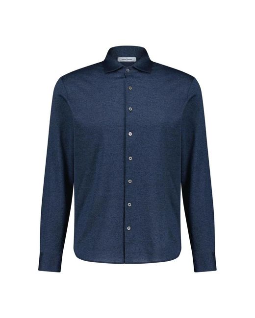 Gran Sasso Blue Casual Shirts for men
