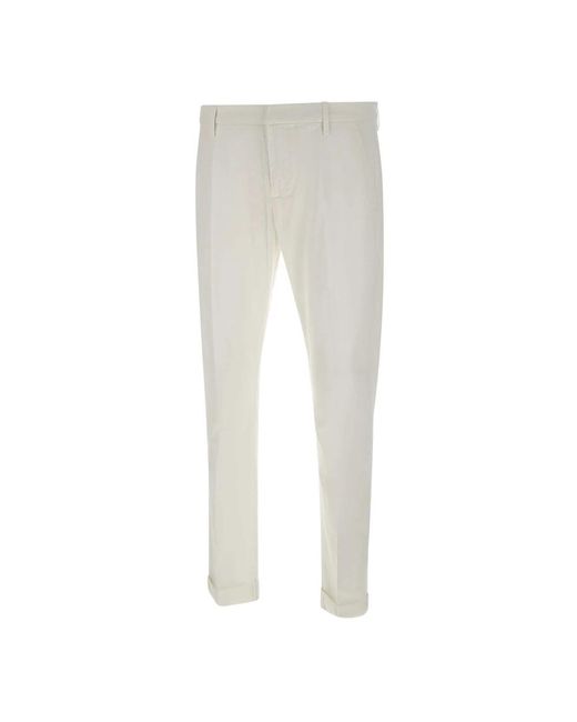Dondup White Chinos for men