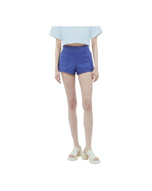 Max Mara Blue Denim Shorts