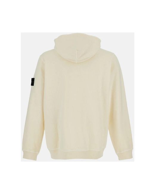 Stone Island White Zip-Throughs for men