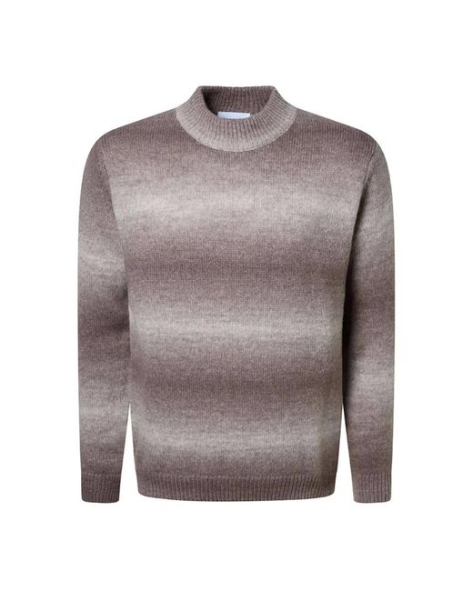 Baldessarini Gestreifter Strickpullover in Gray für Herren