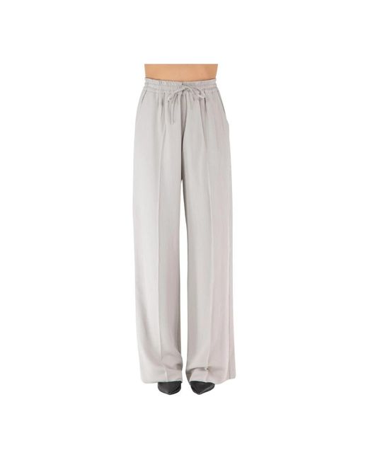 A.P.C. Gray Wide Trousers