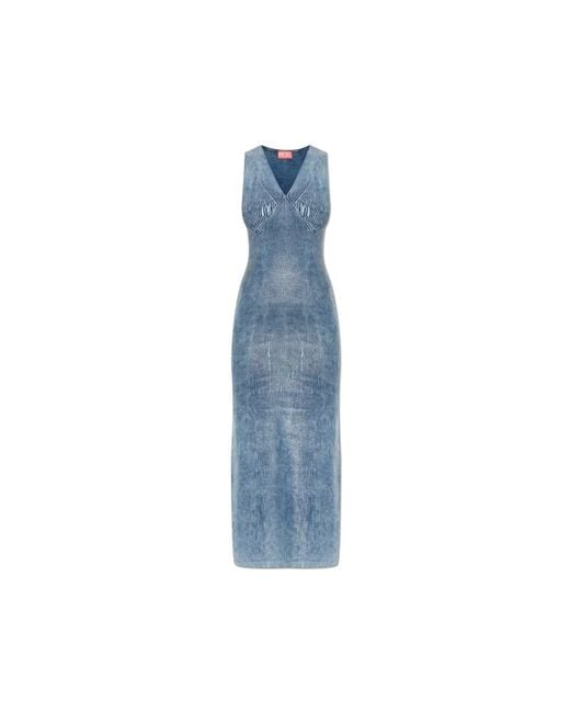 DIESEL Midi Dresses in het Blue
