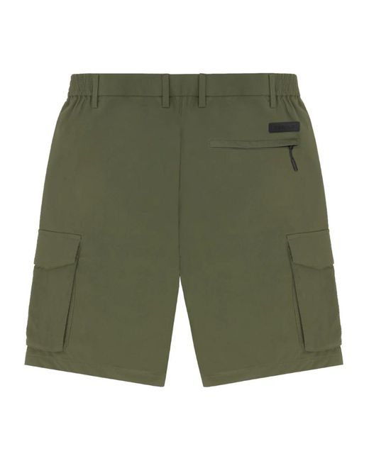 People Of Shibuya Green Casual Shorts for men