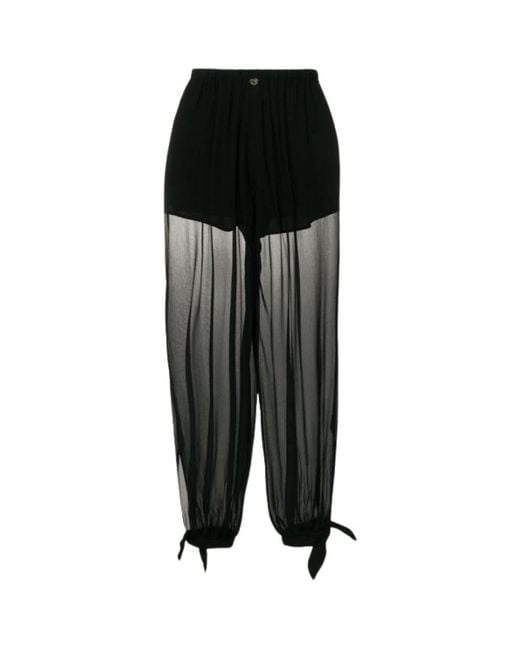 Twinset Black Wide Trousers