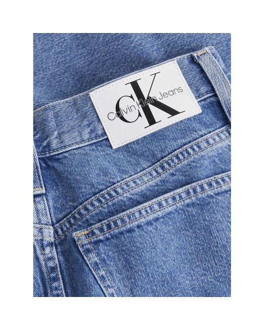 Calvin Klein Blue Weite bein denim jeans