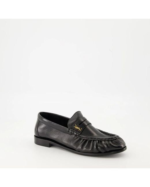 Saint Laurent Black Loafers