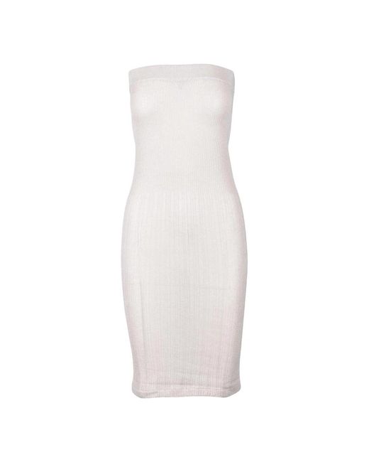 Dresses > day dresses > knitted dresses Wild Cashmere en coloris White
