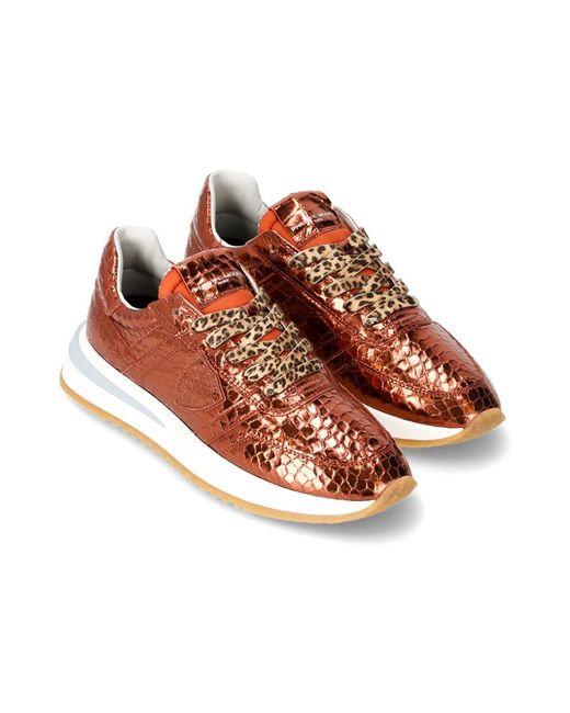 Philippe Model Brown Sneakers