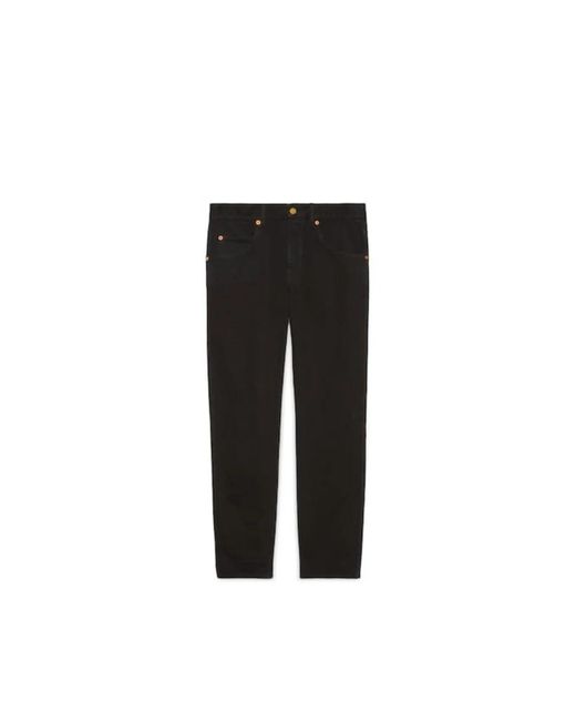 Gucci Black Straight Jeans for men