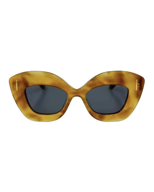 Loewe Brown Retro screen sonnenbrille - karamell gelb