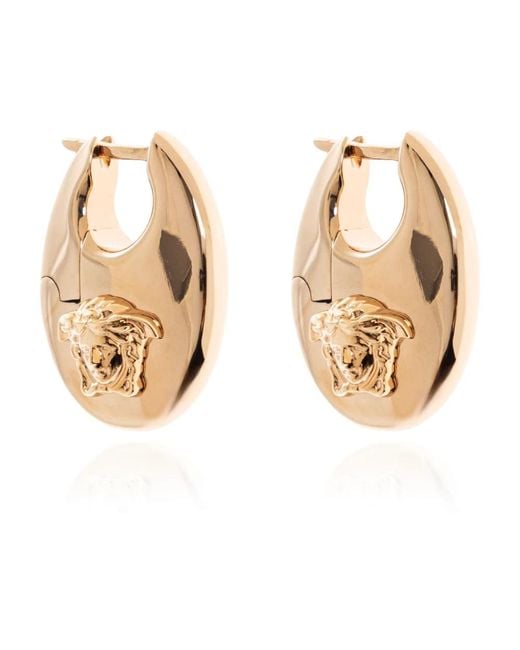 Versace Metallic Earrings