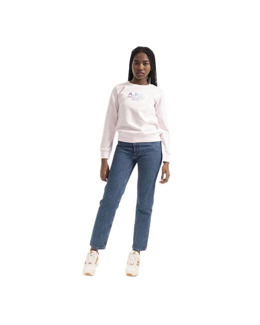 A.P.C. Mathilda Sweatshirt in het White