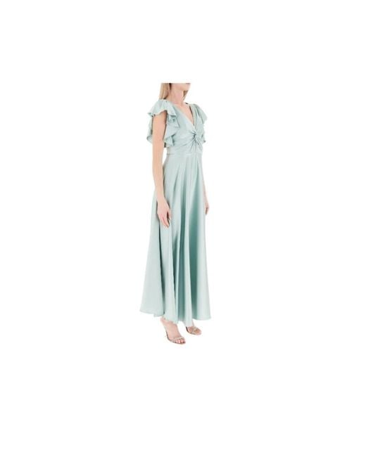 Rinascimento Blue Maxi Dresses