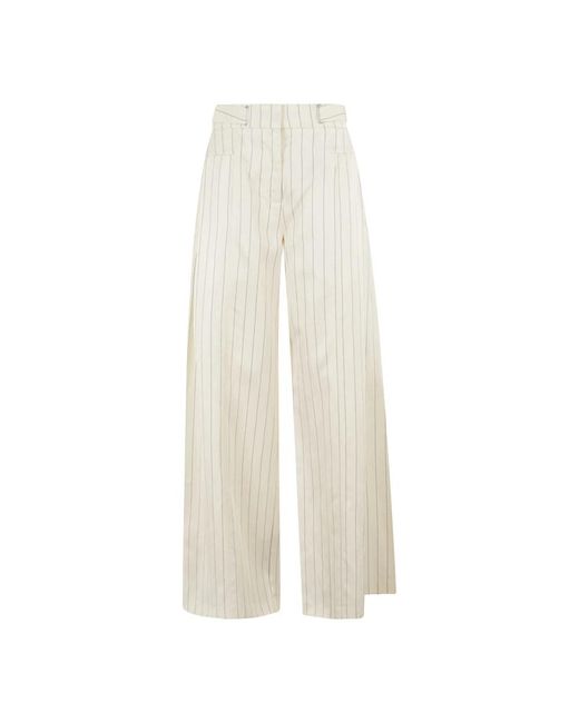 Trousers > wide trousers REMAIN Birger Christensen en coloris White