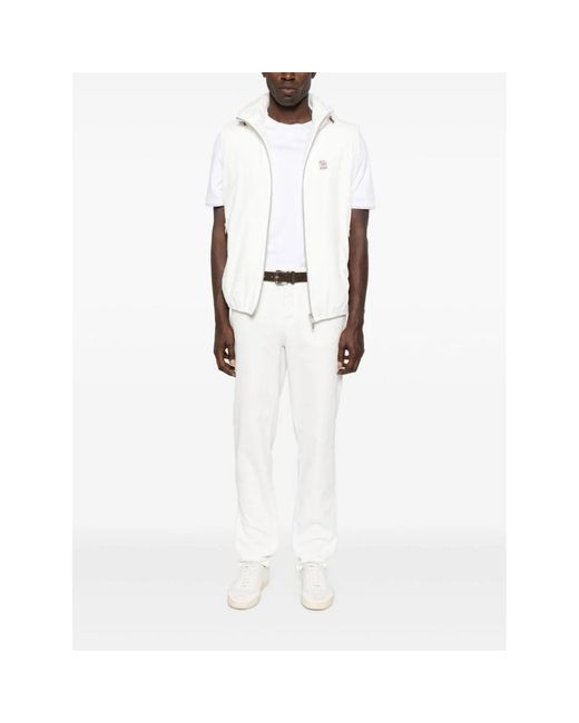 Brunello Cucinelli White T-Shirts for men