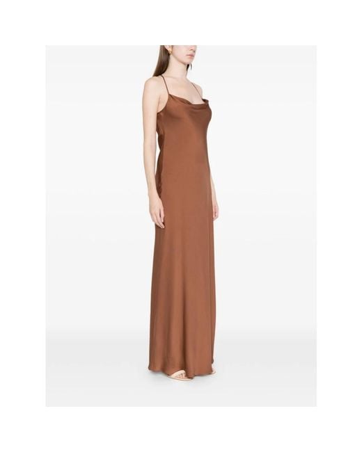Silk95five Brown Gowns