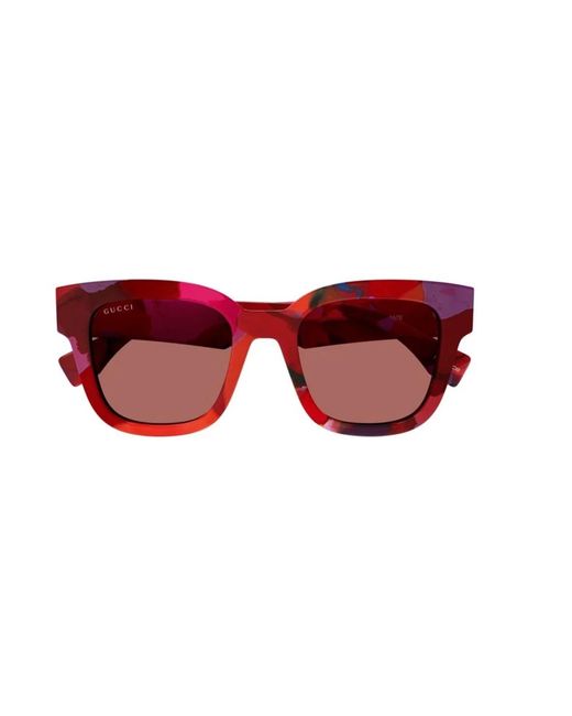 Gucci Red Sunglasses