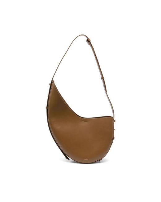 Soeur Brown Tabak Leder Schultertasche Winona