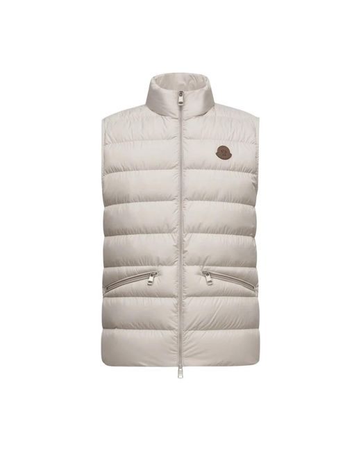 Vests Moncler de hombre de color Natural