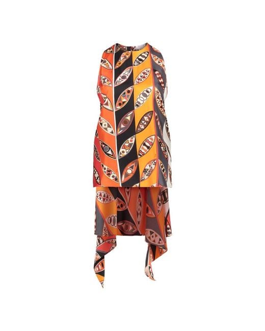 Emilio Pucci Orange Tunics