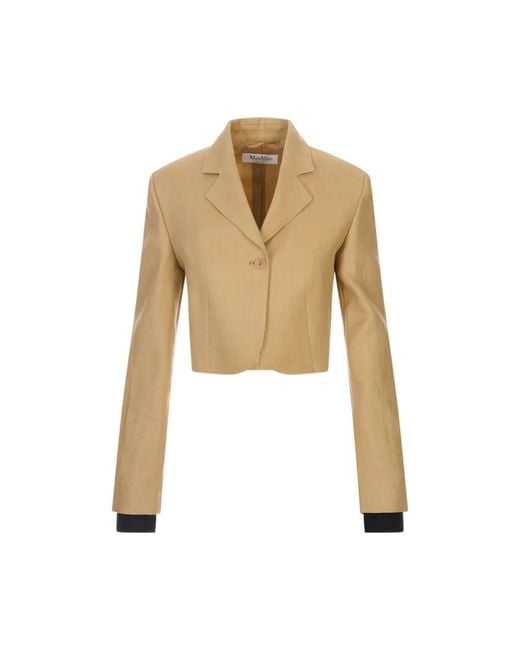 Max Mara Natural Blazers