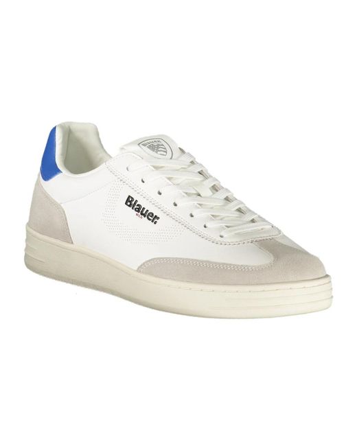 Blauer White Sneakers for men