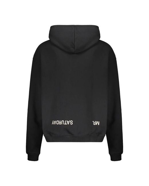 Mr. Saturday Black Hoodies for men