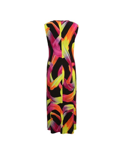 Doris Streich Red Maxikleid Mit Grafik-Print