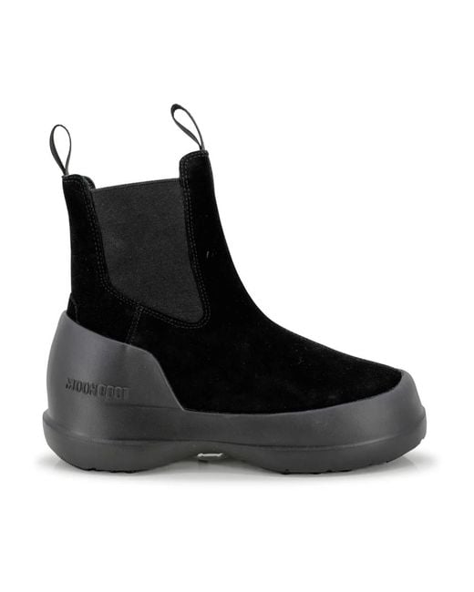 Moon Boot Black Chelsea Boots