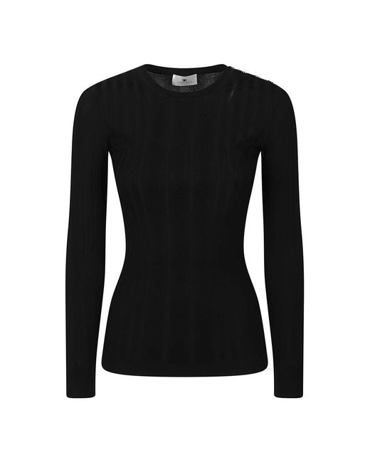 Elisabetta Franchi Black Strickpullover