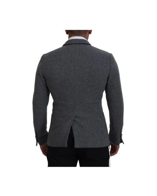 Dolce & Gabbana Black Blazers for men
