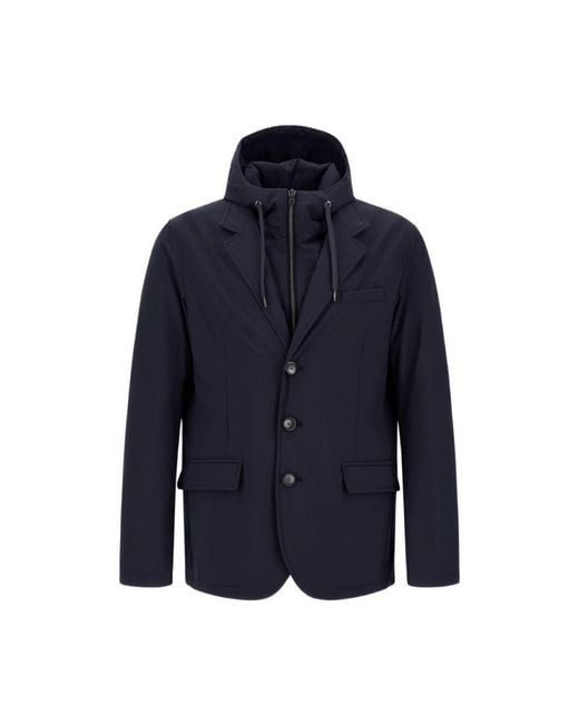 Herno Blue Blazers for men