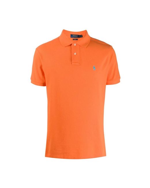 Polo Ralph Lauren Orange Polo Shirts for men
