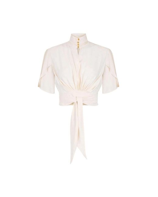 Elisabetta Franchi White Blouses