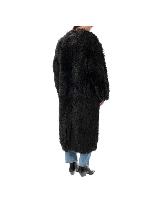 Stand Studio Single-Breasted Coats in het Black
