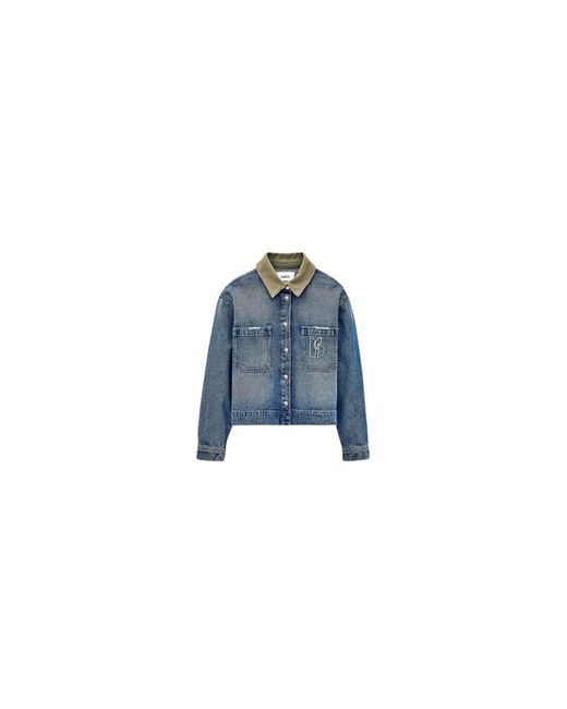 Ba&sh Blue Vigilio Jacket
