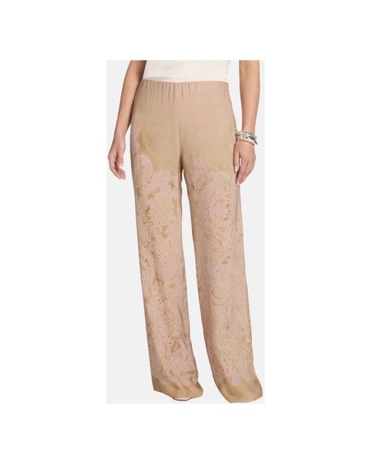 Elena Miro Natural Wide Trousers