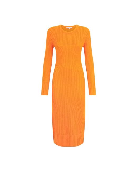 Patrizia Pepe Orange Knitted Dresses