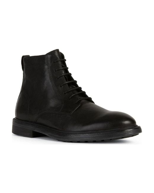 Geox Black Lace-Up Boots for men