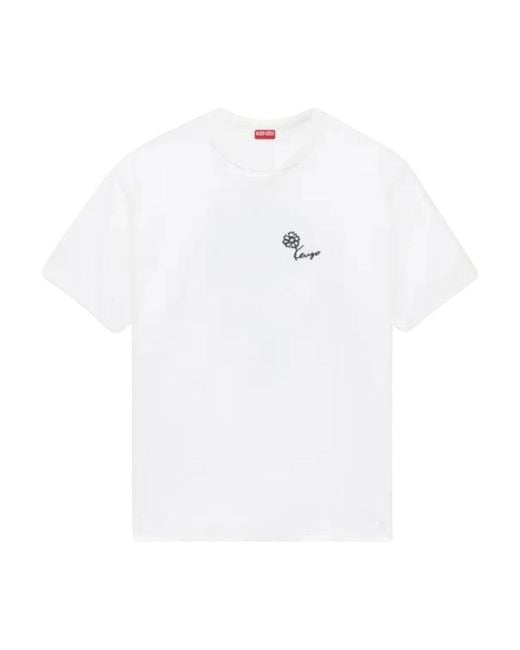 KENZO White T-Shirts for men