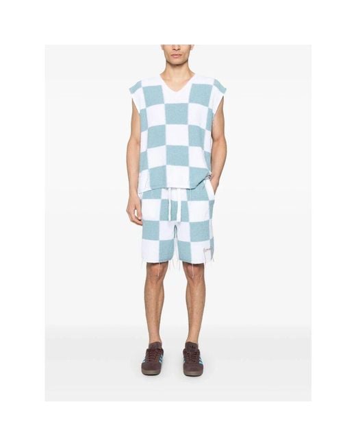 Sleeveless Knitwear Barrow de hombre de color Blue